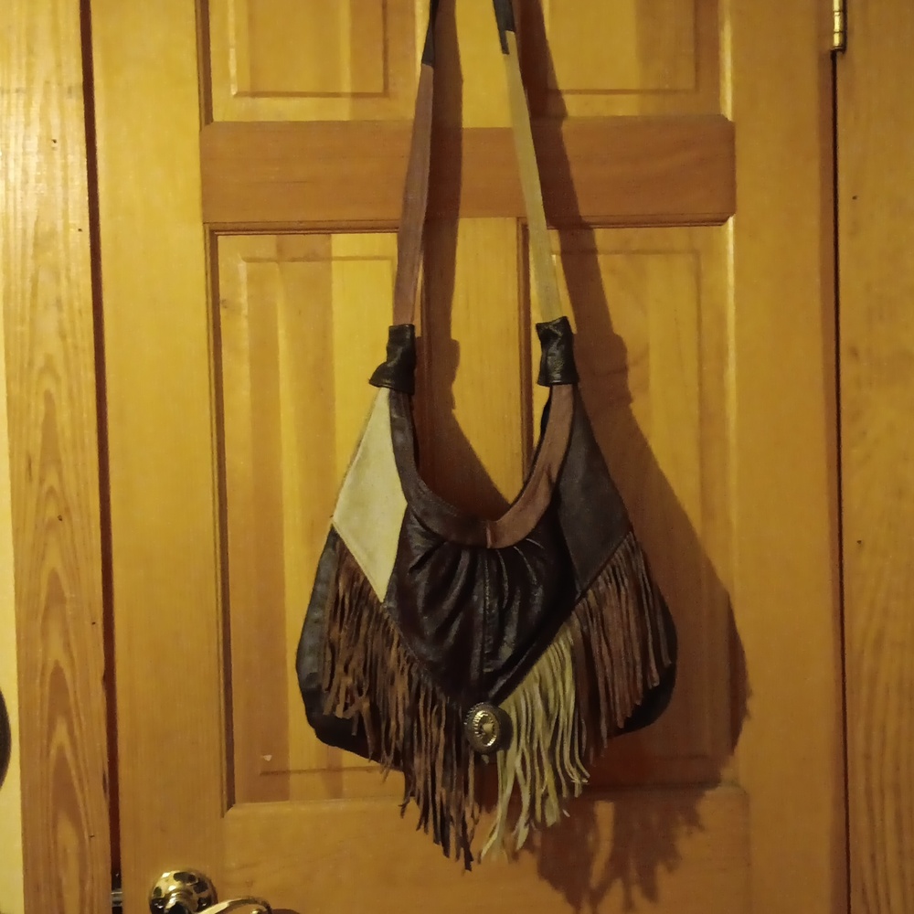 Vintage Leather HOBO BAG